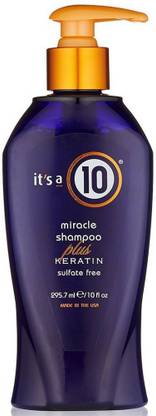 It's a 10 Haircare MIRACLE SHAMPOO PLUS KERATIN 10 OZ ( Package Of 2 )