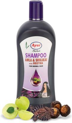 Ayur Herbal Extra Conditioner Shampoo Amla & Shikakai With Reetha
