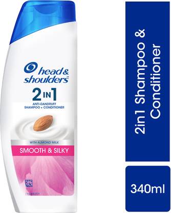 HEAD & SHOULDERS 2-in-1 Smooth and Silky Anti Dandruff Shampoo + Conditioner With Almond Milk