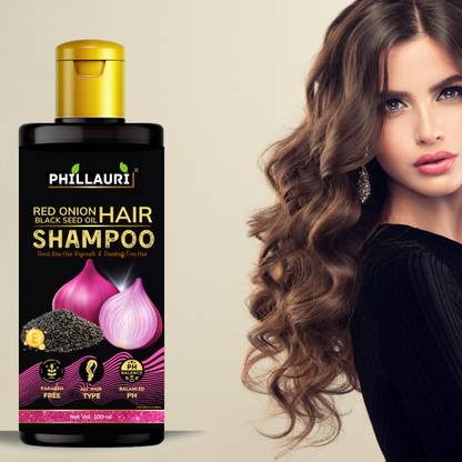 Phillauri Red Onion Blackseed Shampoo for Hair fall control & Hair Growth