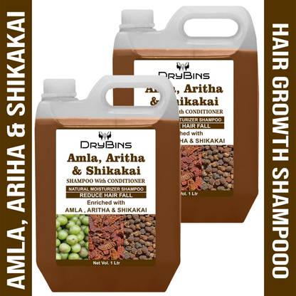 SKOOKUM Amla,Aritha & Shikakai Shampoo with conditioner for Anti-Hairfall