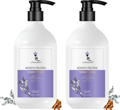 La'bangerry Keratin Protein Shampoo For Smoothing Hair For Dry and Damaged Hair (Pack of 2)