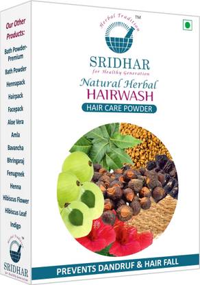 Sridhar NATURAL HERBAL HAIRWASH | DRY SHAMPOO 800 GRAM