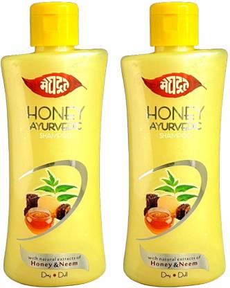 MEGHDOOT Honey Ayurvedic Shampoo 200ml (Pack of 2)