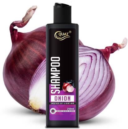 QUAT Onion Hair Growth Shampoo Reduces Split Ends & Frizz, Repairs Dry & Damaged Hair