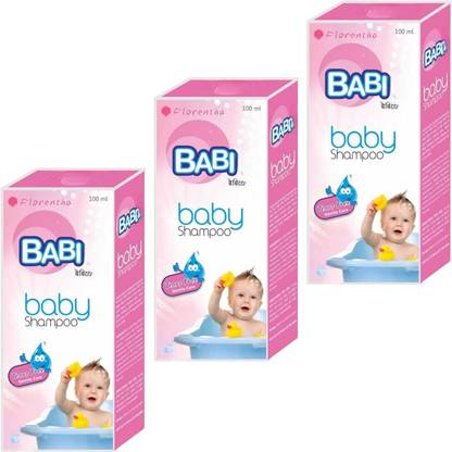 FLORENTHA BABI BABY SHAMPOO FOR BABYS HEALTHY SILKY HAIRS PACK OF 3