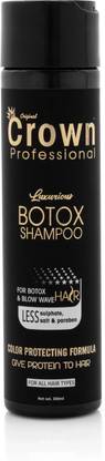 Original crown Professional Luxurious Botox Sulphate Free Shampoo, Deep Cleanse & Prepares