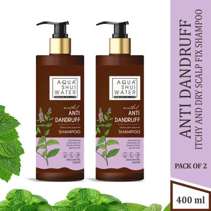 Aqua Shui Water Anti Dandruff Shampoo | Itchy and Dry Scalp Fix Shampoo (Pack of 2)