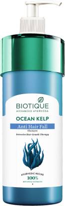 BIOTIQUE Ocean Kelp Anti Hair Fall Shampoo | Intense Hair Growth Therapy
