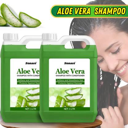 Sonavi Aloevera Shampoo for Anti-Hairfall, Hair Growth & Dandruff Control