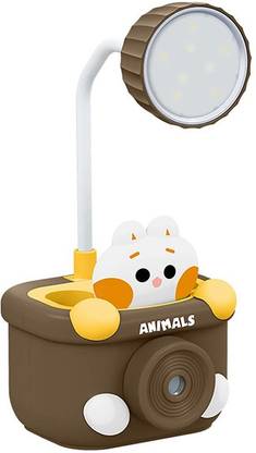 WISHKEY 3 in 1 USB Chargeable Table Night Lamp Pencil Sharpener and Pen Holder for Kids Pencil Sharpener Sharpeners