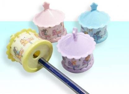 Partywala Circus Carousel Double Pencil Tub Sharpener