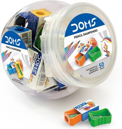 DOMS Jar Of Single Pencil Sharpeners
