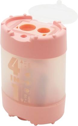 Kum 4-in-1 K4 Two-Sided Pastel Pencil Sharpener - Kum 3640621 – Baby Pink . Sharpeners