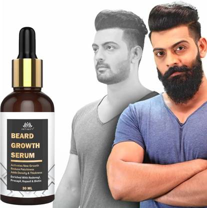 INTIMIFY Beard Growth Serum Faster Growth and Thick Beard Dadi Ke liye Serum Shave Oil