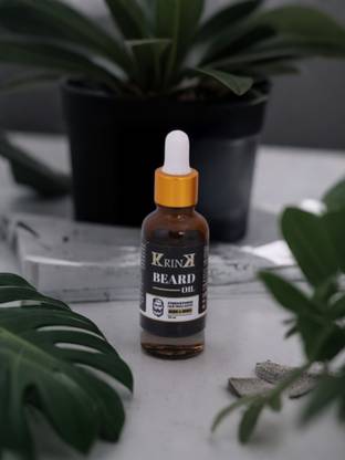 Krink Antique Beard Oil & Natural Hair Growth Oil for Men | Ideal for Daily Use Shave Oil