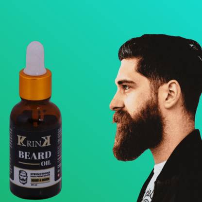Krink Beard Oil & Natural Hair Growth Oil for Men | Ideal for Daily Use Shave Oil