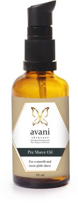 Avani Skincare Pre Shave Oil with Castor & Grape Seed Oil 50 ml Shave Oil