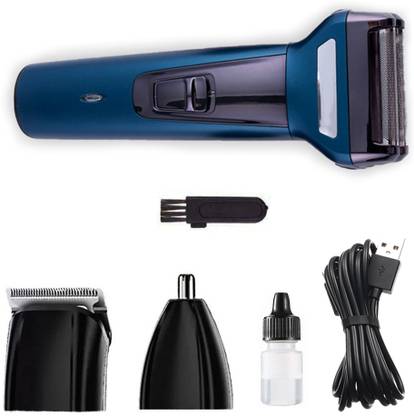 APRO New most powerful electric cordless low noise 3 in 1 nose & ear shaver  Shaver For Men