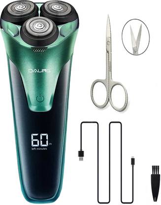 Retail Infinity Digital Display Wet & Dry Rotary   Shaver For Men