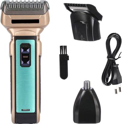 DFER Cordless Professional Shaver For Men With Barber Head and Nose Trimmer Head  Shaver For Men