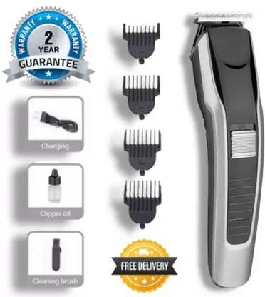 KRINSAL Beard & Hair 538 TRIMMER Rechargeable Professional Hair Trimmer Fully Waterproof Trimmer 60 min Runtime 4 Length Settings