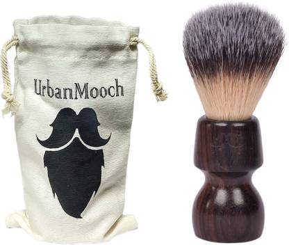 UrbanMooch Premium Ultra Soft & Absorbent Bristles Wooden Shaving Brush