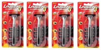 LASER Control 3 Razor Set (4 Razor, 20 Cartridges)