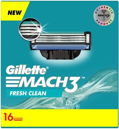Gillette Mach3 Cartridges with Micro Fin Skin Guard