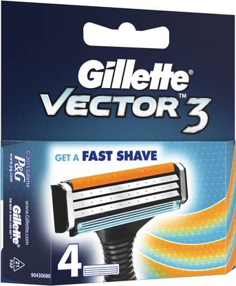 Gillette Vector 3 Cartridges with Double Edge Blades