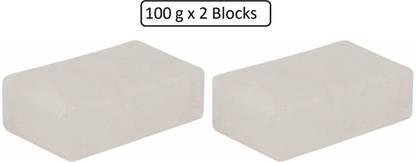 NOZOMI Natural Alum Whole Phitkari Piece (100 g x 2 Blocks, Patika)