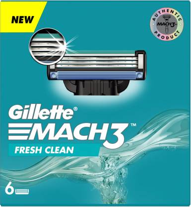 Gillette Mach3 Cartridges with Indicatior Lubra Strip