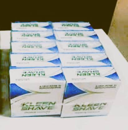 Radha KLEEN SHAVE PREMIUM STAAINLESS 500 BLADES (EACH PACKET CONTAIN 50 BLADES) (