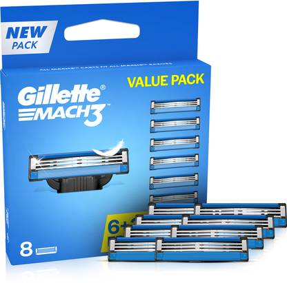 Gillette Mach3 Cartridges for More Comfort