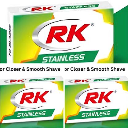 RK Stainless Cartridge RK STAINLESS SALOON PACK 150 CARTRIDGES BLADES (EACH PACKET CONTAIN 50 BLADES)