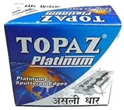 TOPAZ 50 blades Razor's Blades Platinum Sputtered Edges