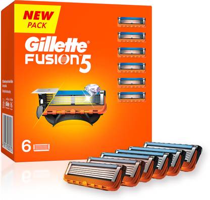 Gillette Fusion 5 Manual Shaving Blades for men