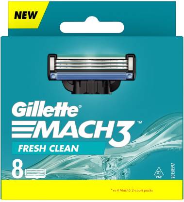 Gillette Mach3 Cartridges for More Comfort