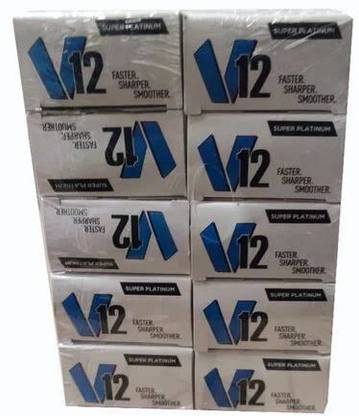 पास्कोम V12 Super Platinum Double Edge Shaving Blades For Men.500 pic razor blade