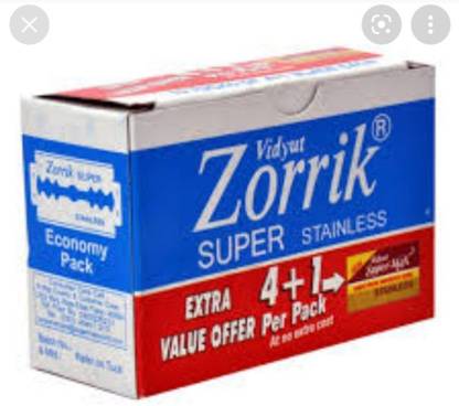 Radha Vidyut Zorrik shaving super stainless Edge Safety blades (50 Pieces) Per Packet