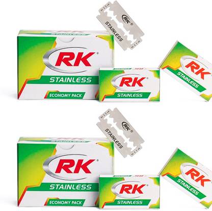 RK Stainless SALOON PACK 100 BLADES (EACH PACKET CONTAIN 50 BLADES)O