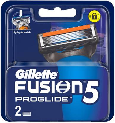 Gillette fusion proglide shaving blade pack of 2