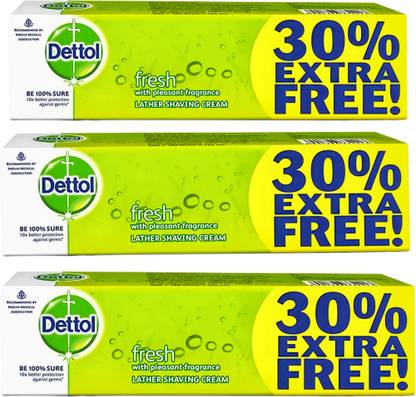 Dettol sheving cream pack of 360+18