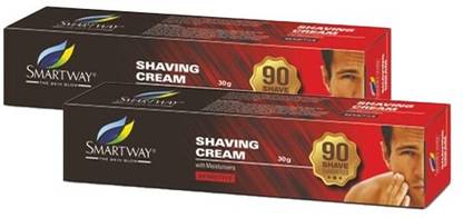 Smartway Shaving Cream - Pack Of 2 (30gm)