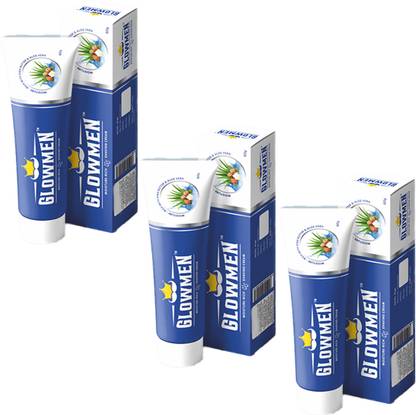 NG MART GLOWMAN SHAVING CREAM FOR PERFACT SHAVING & FOAMING PACK OF 60gm x 3