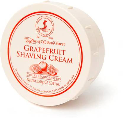 Taylor of Old Bond Street Shaving Cream Bowl, Grapefruit, 5.3 Ounce