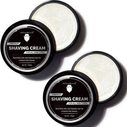 UrbanMooch Shaving Cream For Men with Shea Butter, AloeVera and Coconut For Smooth Shave