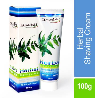 PATANJALI Herbal Shaving Cream for Men, Hydrate & Soften Beard