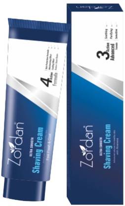 ZORDAN Shaving Cream for men contains Menthol, Aloevera & Glycerine.