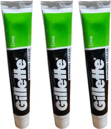 Gillette Shaving cream lime pack of 3 (30g*3)